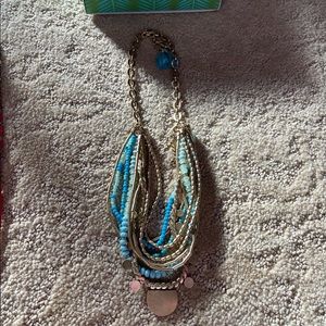Stella and Dot multiple strand turquoise necklace - retired